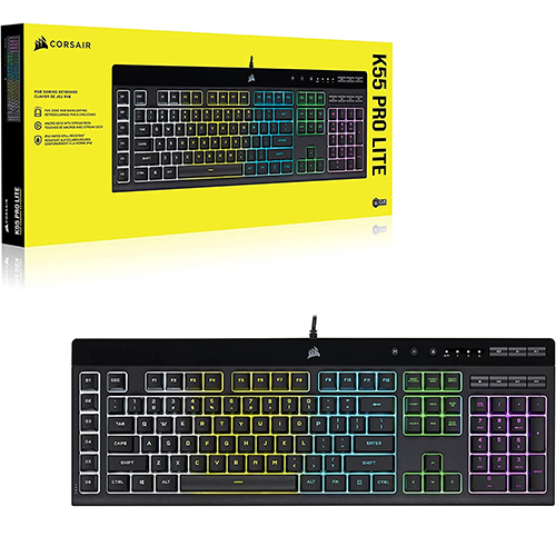 Corsair K55 PRO LITE RGB Wired Gaming Keyboard/007106