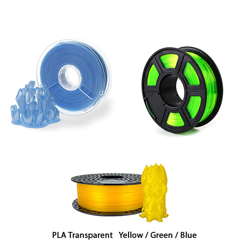 PLA Transparent 3D printing filament 1KG/Roll