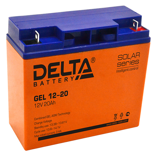 Delta GEL12-20 12V 20AH Battery /008035