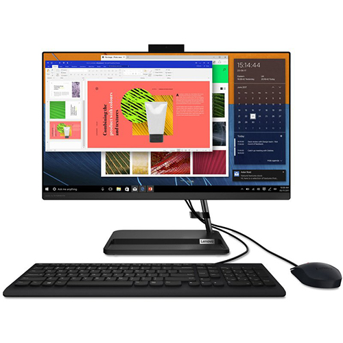 Lenovo IdeaCentre AIO 3 24ITL6 23.8" FHD/ i3-1115G4/ 8GB DDR4-3200/ 512GB SSD/ UHD / Kb+Mouse / WIN 11/ Black