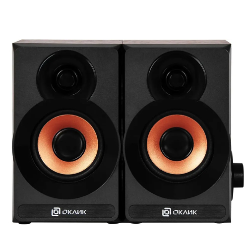 Oklick Speakers OK-161 2.0 6Вт black Speaker/008795