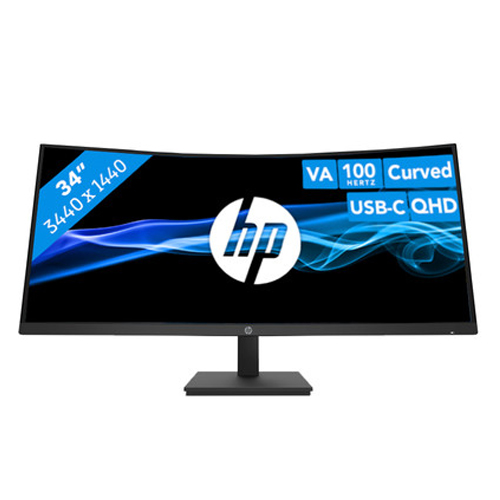 HP M34d 34" WQHD Curved Monitor