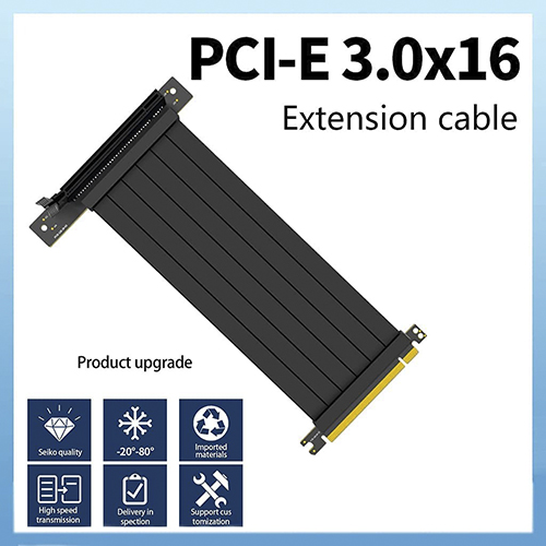 PCI Express 3.0 16X to 16X Extension Cable