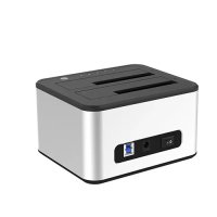 Aluminum USB3.0 Dual Bay  Docking Station