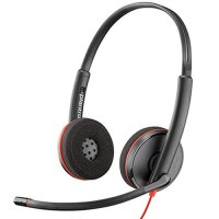 Poly Blackwire 3220 USB-C PC Headset +USB-C/A Adapter