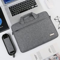 DSMREN 15.6" Nylon Laptop Bag Light Gray/006856