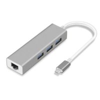 C-Type to Lan with 3x USB3.0 hub/006932